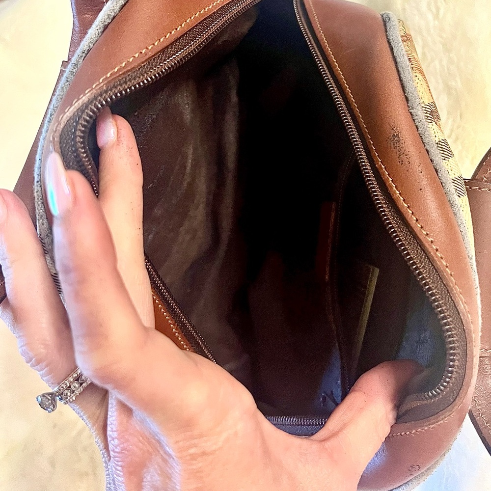 Vintage Rare Burberry Haymarket Plaid Purse - Picture 11 of 15